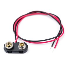 CC4 Side Entry PP3 9V Battery Connector Clip, 200MM